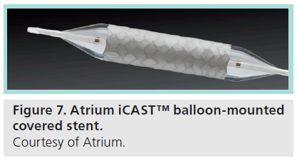 balloon mounted stent interventional covered icast atrium utilizing radiology congenital disease devices heart courtesy figure cardiology