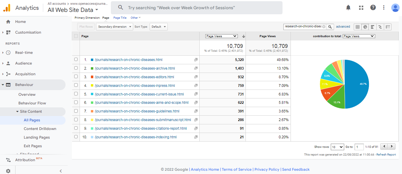 Visitor Analysis Report