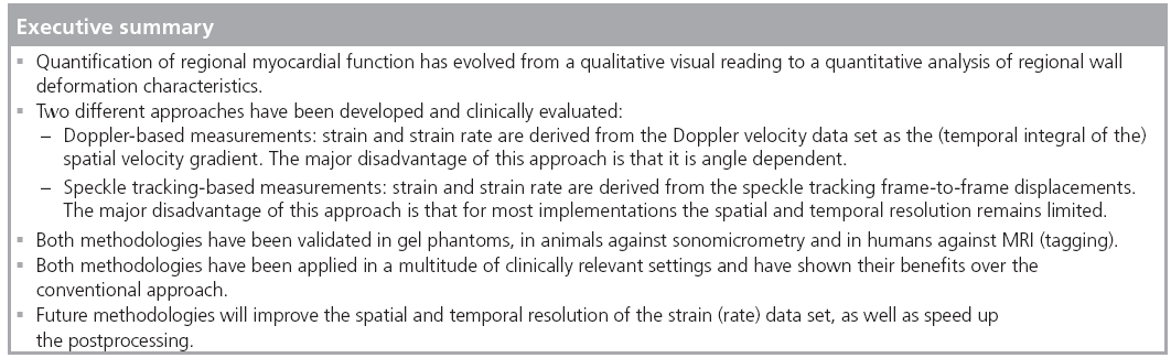 Speckle tracking echocardiography: A new approach to myocardial function